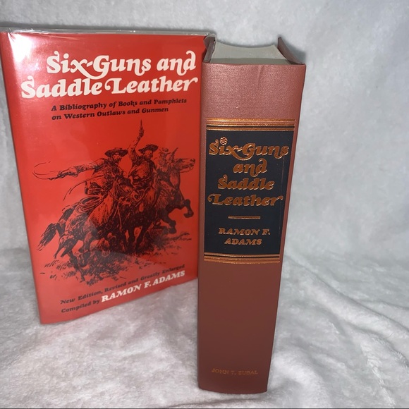 Six-Guns and Saddle Leather by Ramon F. Adams New Edition, revised 1969 book - Picture 2 of 16